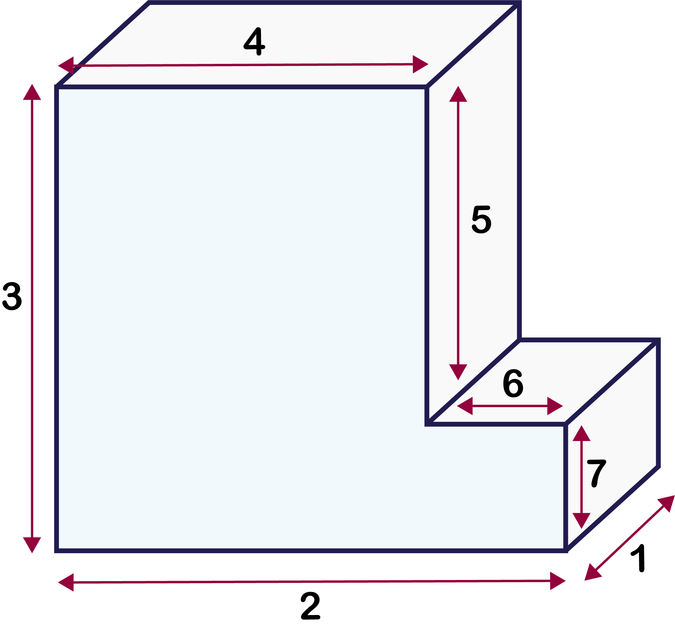 L-shape Cushion Custom Cut foam Dimensions